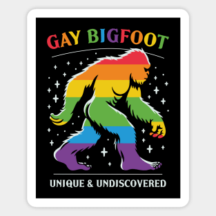 Gay Bigfoot, Unique & Undiscovered Magnet